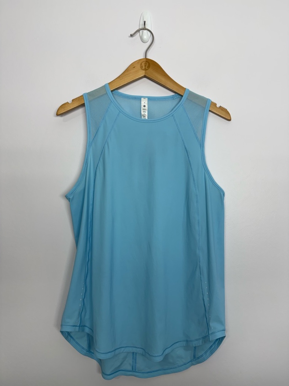 Lululemon Sculpt Tank Top Blue Chill Size 8